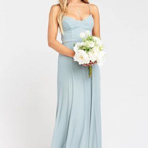 Godshaw Goddess Gown - Silver Sage Chiffon
